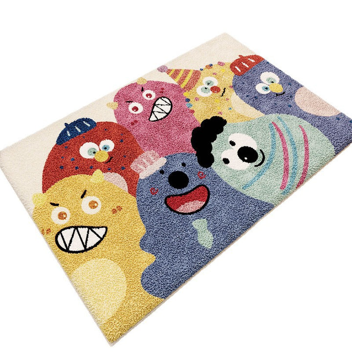 Fun Monster-Themed Bathroom Mat Kalsten