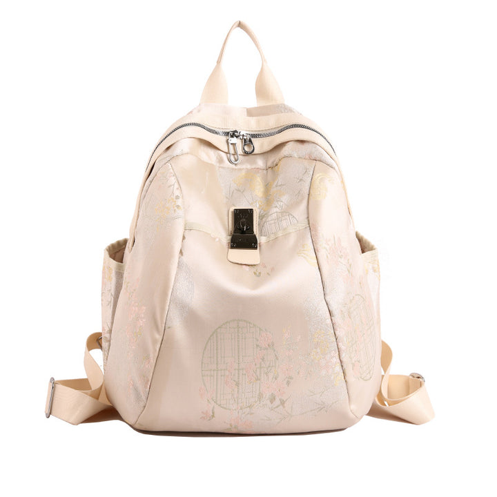 Elegant Floral Patterned Backpack Kalsten