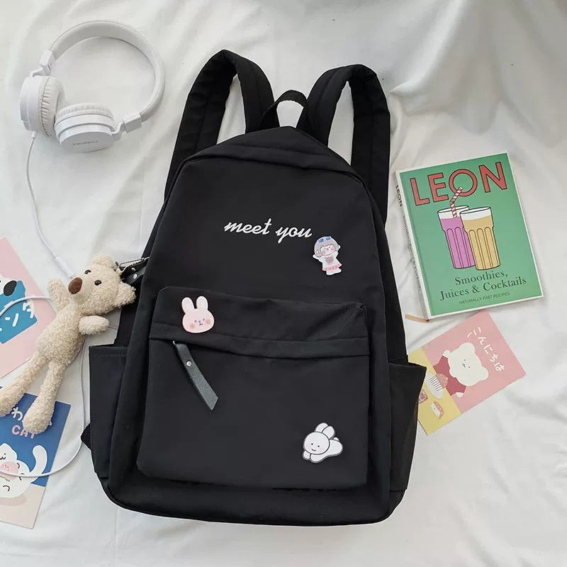 Backpack with Playful Character Design Kalsten