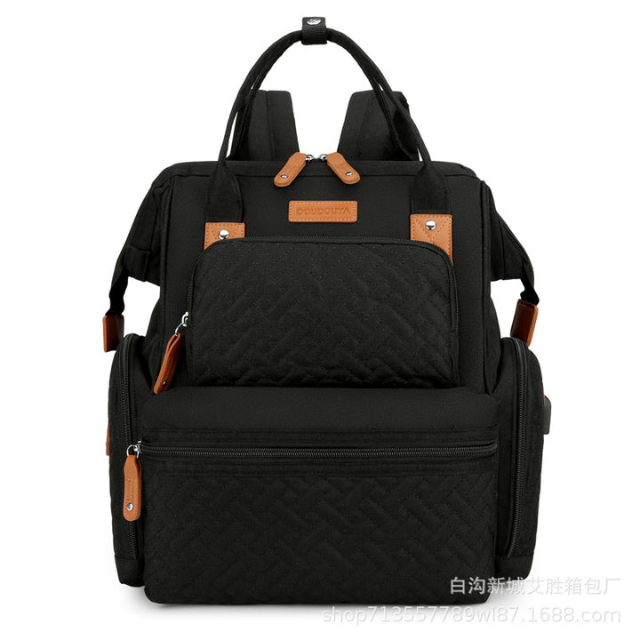 Stylish Multi-Pocket Diaper Backpack Kalsten