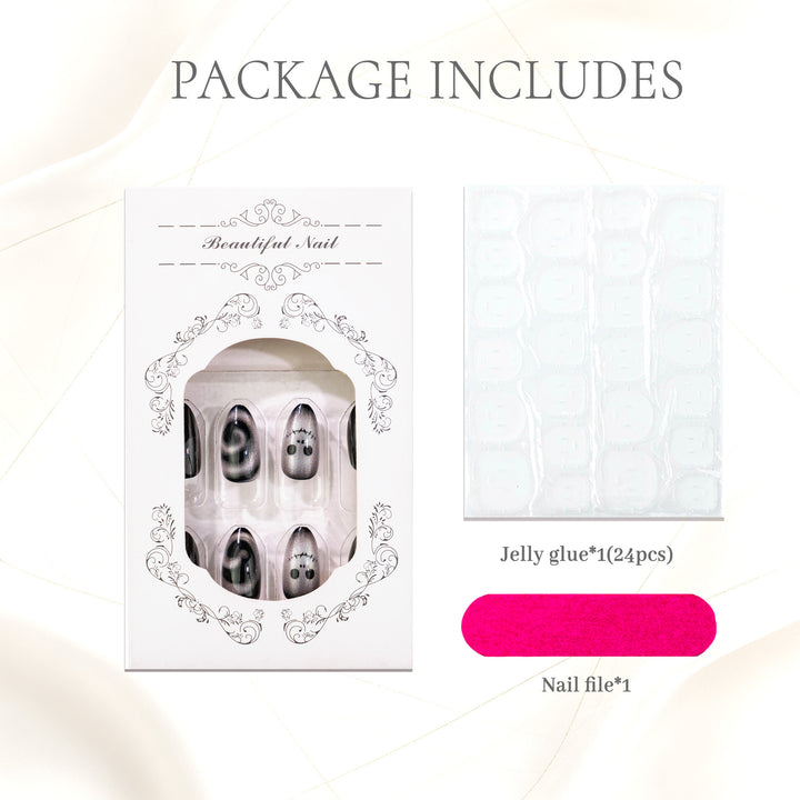 Artistic Press-On Nail Set