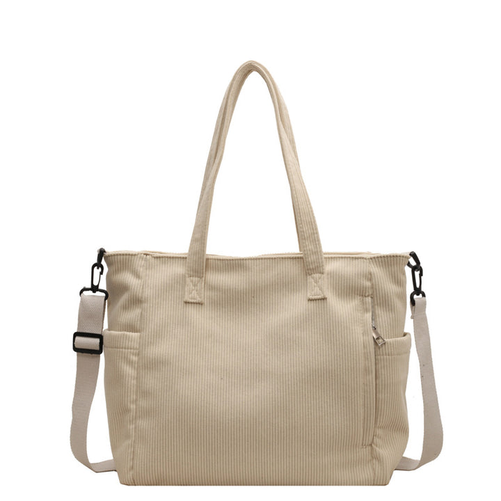 Textured Multi-Pocket Travel Tote Kalsten