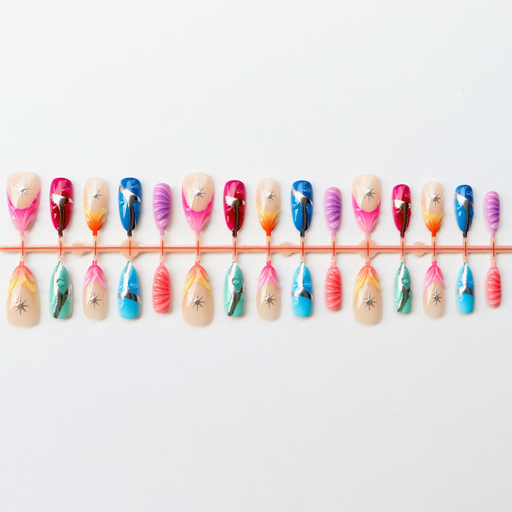 Creative Gel Art Press-On Nail Set
