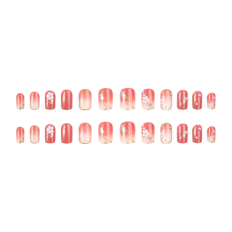 Decorative Floral Nail Design