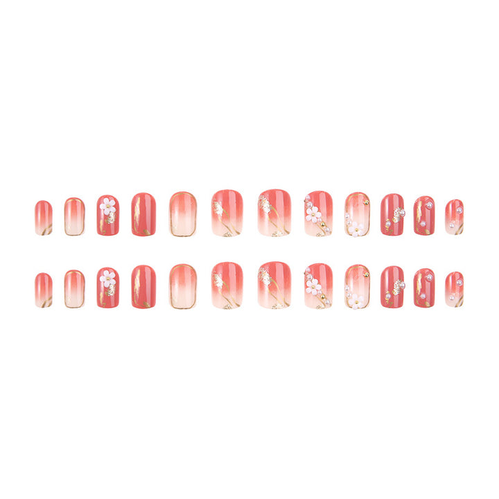 Decorative Floral Nail Design