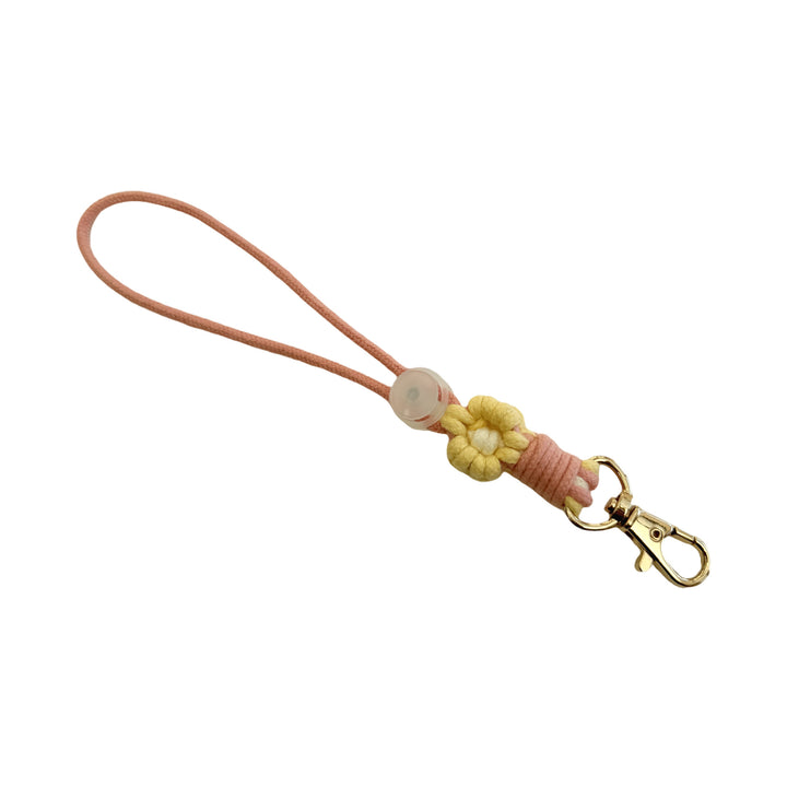 Floral Macrame Keychain Holder Kalsten