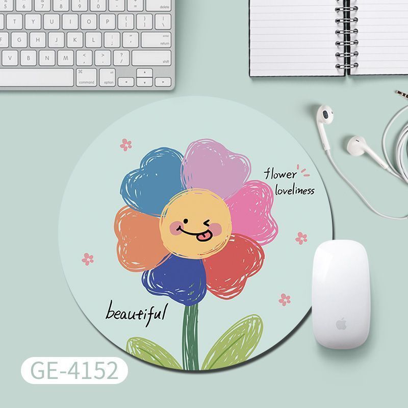 Creative Floral Design Mouse Pad