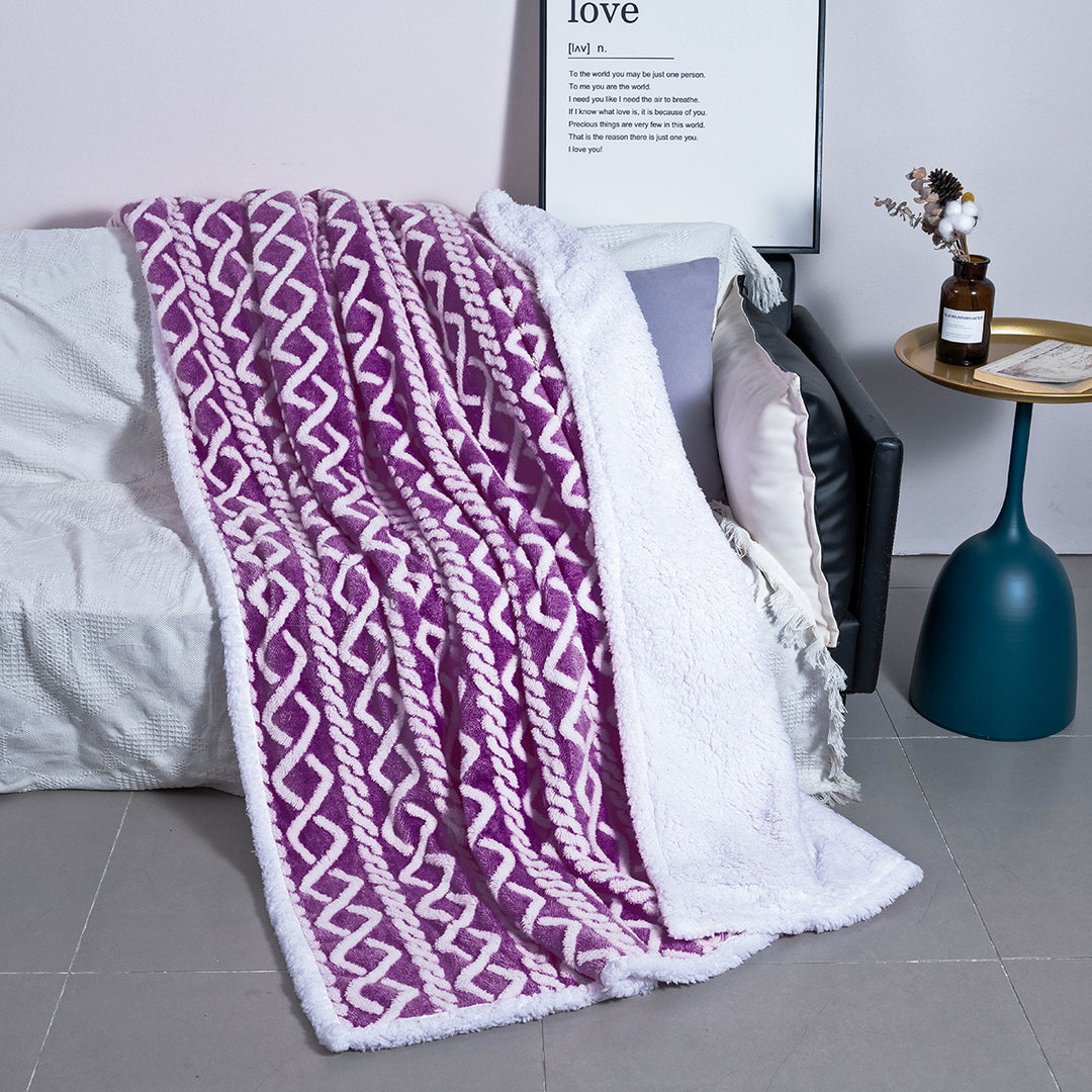Women’s cuddly blanket in modern Boho design Kalsten