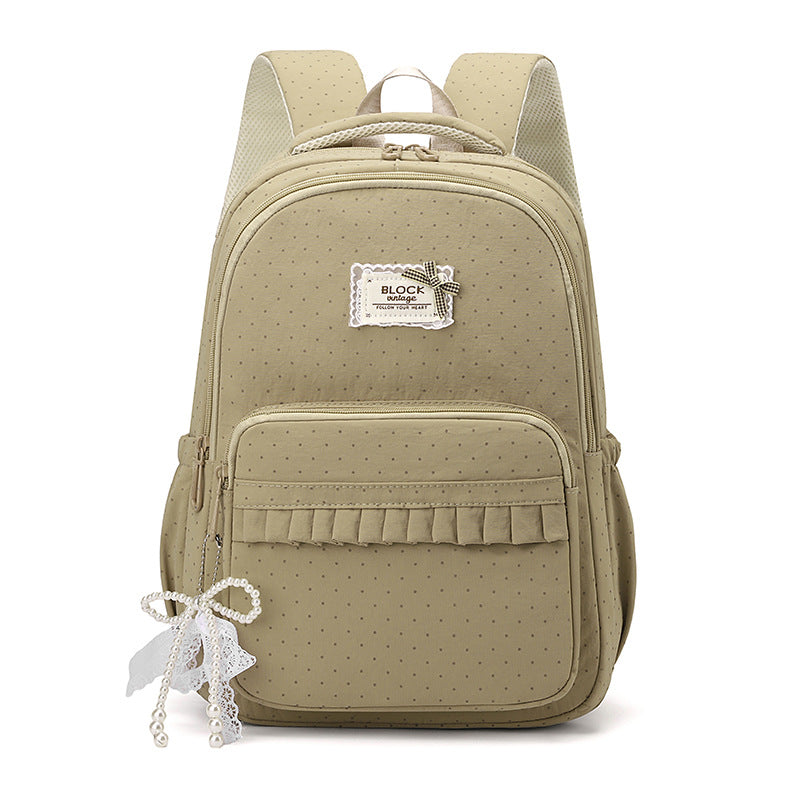 Decorative Polka Dot Backpack Kalsten