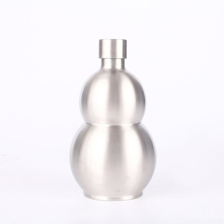 Women's stainless steel water bottle with trendy leather strap Kalsten