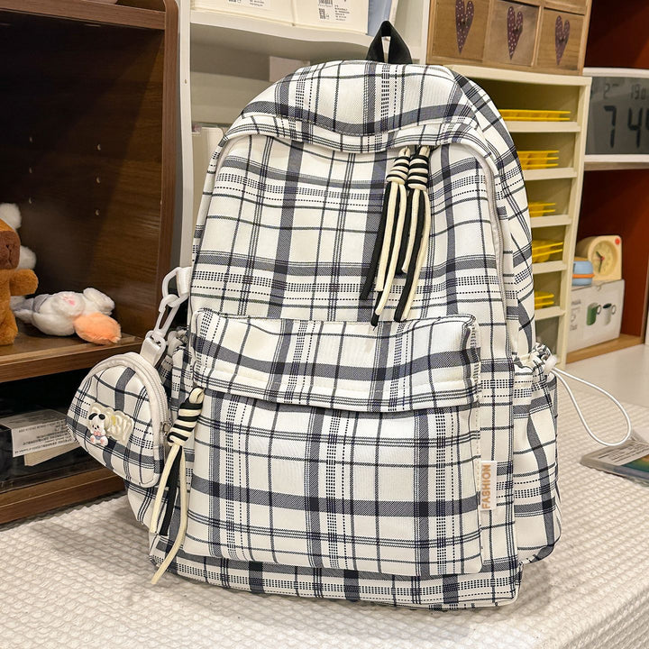 Playful Plaid Design School Backpack Kalsten