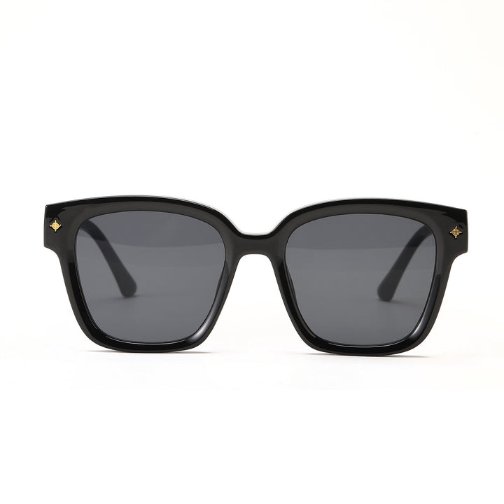 Women's fashionable square sunglasses with transparent frame Kalsten