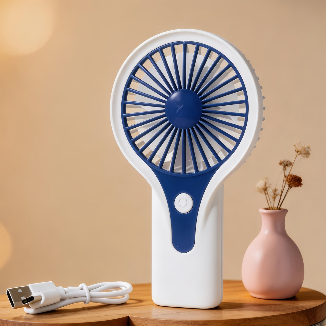 Women's Portable USB Hand Fan with Ergonomic Handle Kalsten