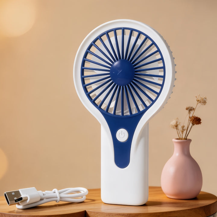 Women's Portable USB Hand Fan with Ergonomic Handle Kalsten
