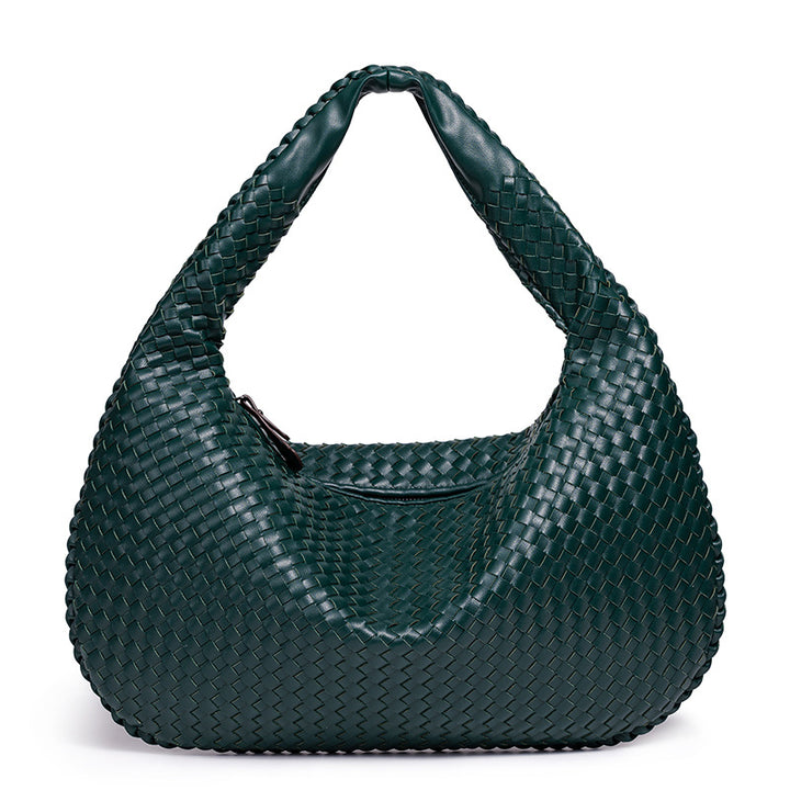 Woven Leather Shoulder Bag Kalsten
