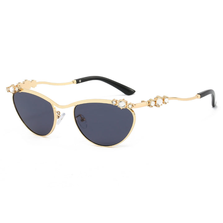 Women's Cat-Eye Sunglasses with Sparkling Stone Accents Kalsten