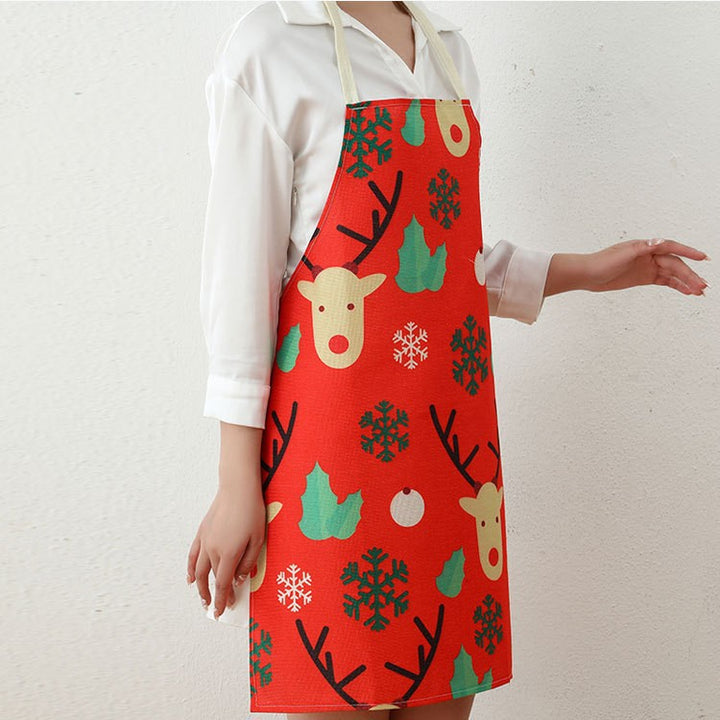 Santa-Themed Kitchen Apron Kalsten