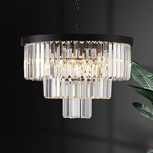 Contemporary Crystal Chandelier