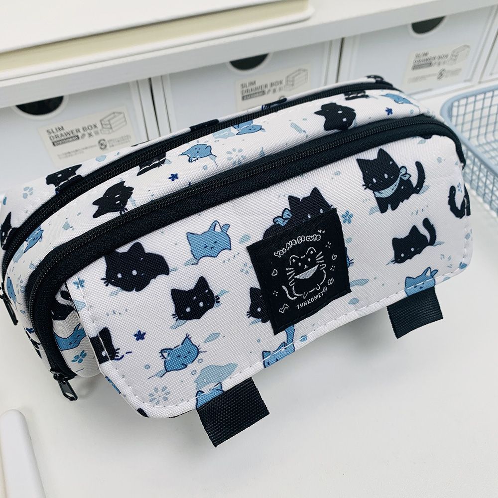 Cute Cat Pattern Pencil Case