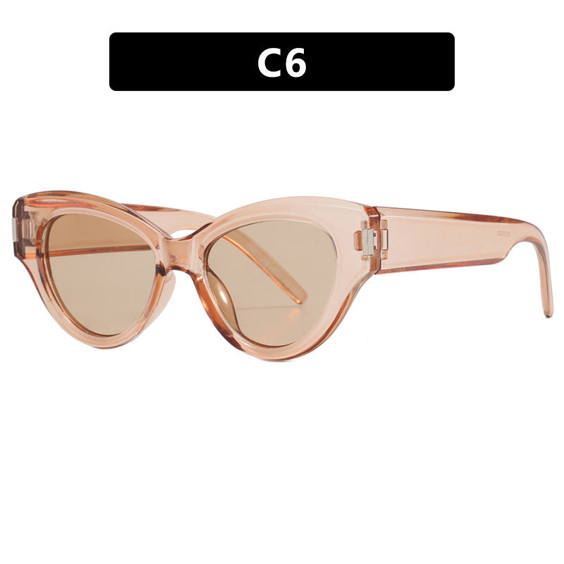 Ladies stylish Cat-Eye sunglasses with transparent frame Kalsten