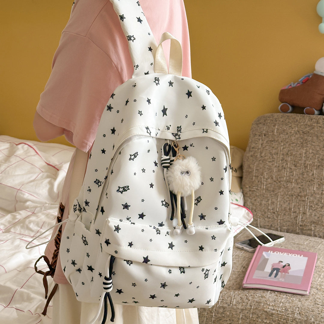 Casual Lightweight Star-Printed Backpack Kalsten