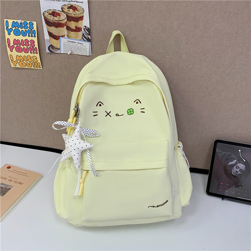 Cute Character-Embellished Backpack Kalsten
