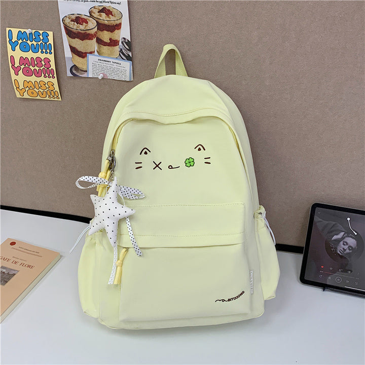 Cute Character-Embellished Backpack Kalsten
