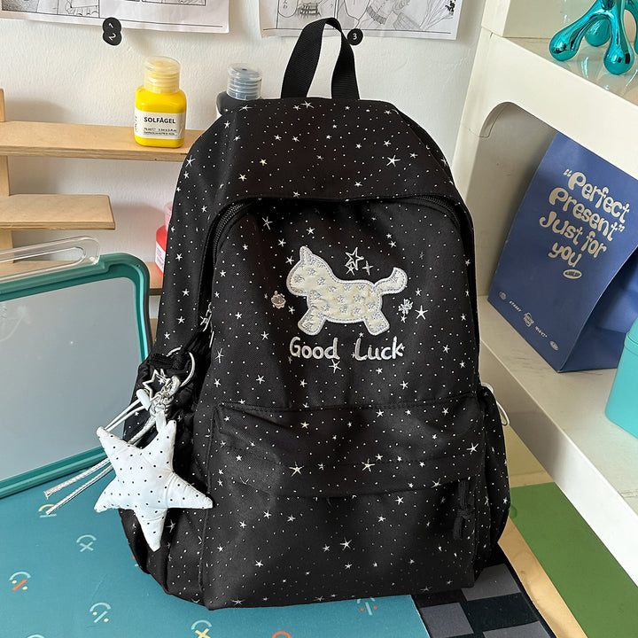 Cute Star-Embellished School Backpack Kalsten
