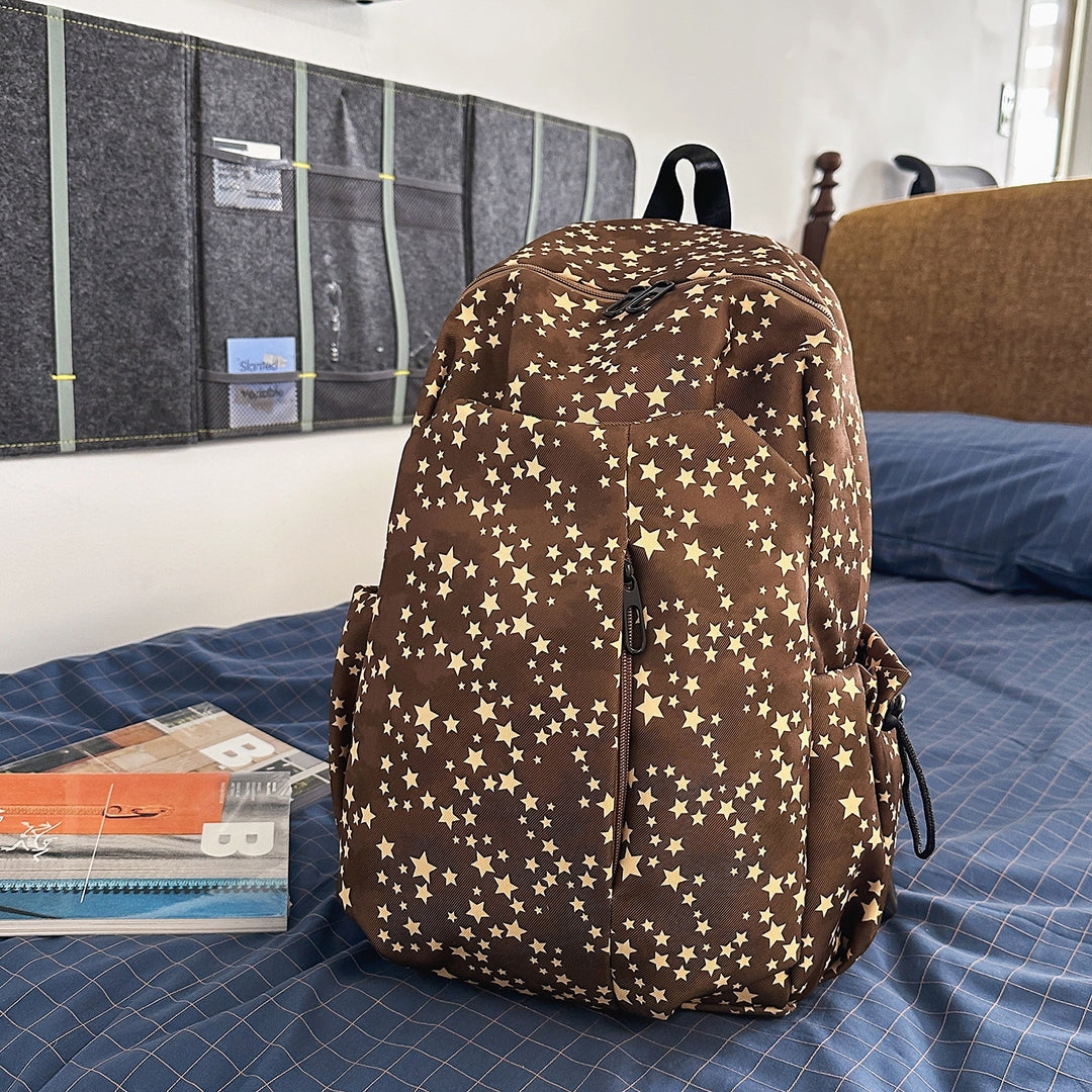 Casual Star-Patterned Backpack Kalsten 1791206130