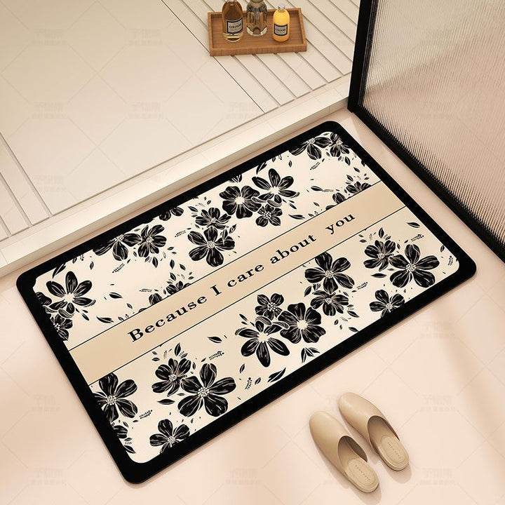 Inspirational Quote Bathroom Mat Kalsten
