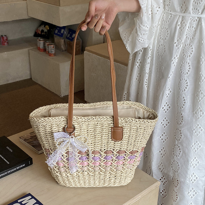 Woven Straw Tote