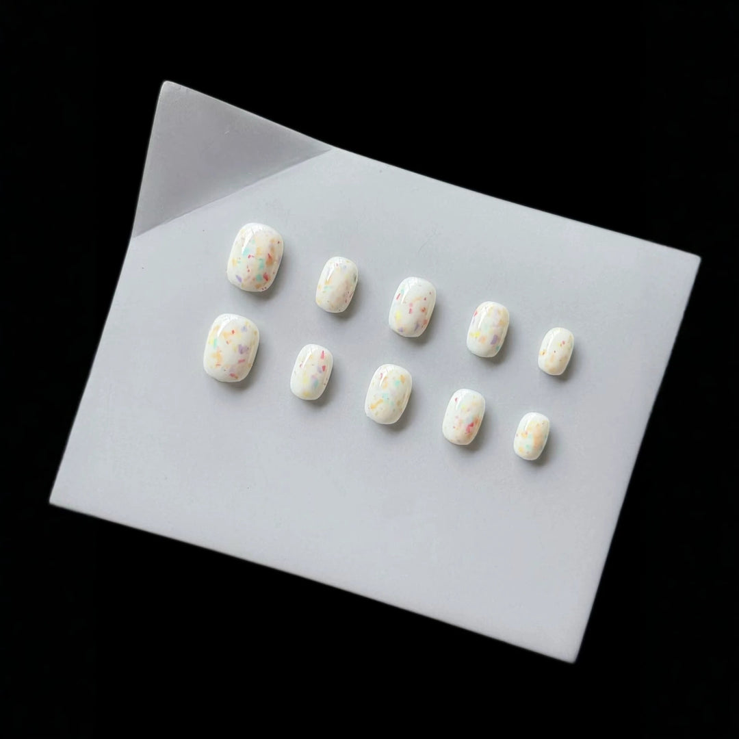 Colorful Premium Press-On Nail Art Set