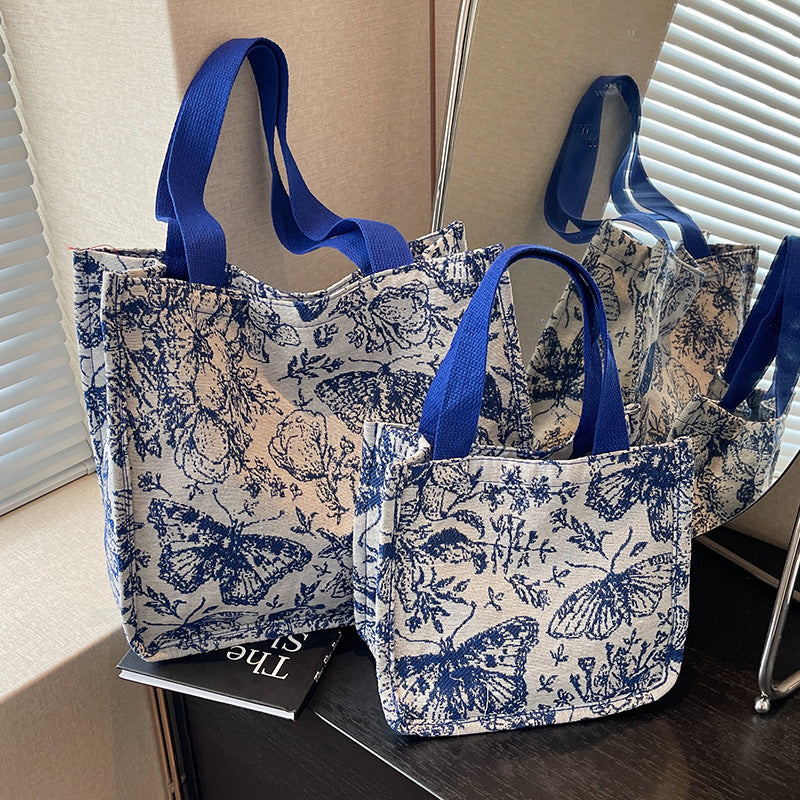 Floral Decorative Tote Bag
