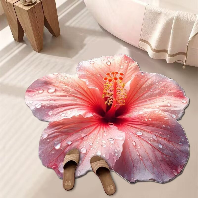 Floral-Themed 3D Area Rug Kalsten