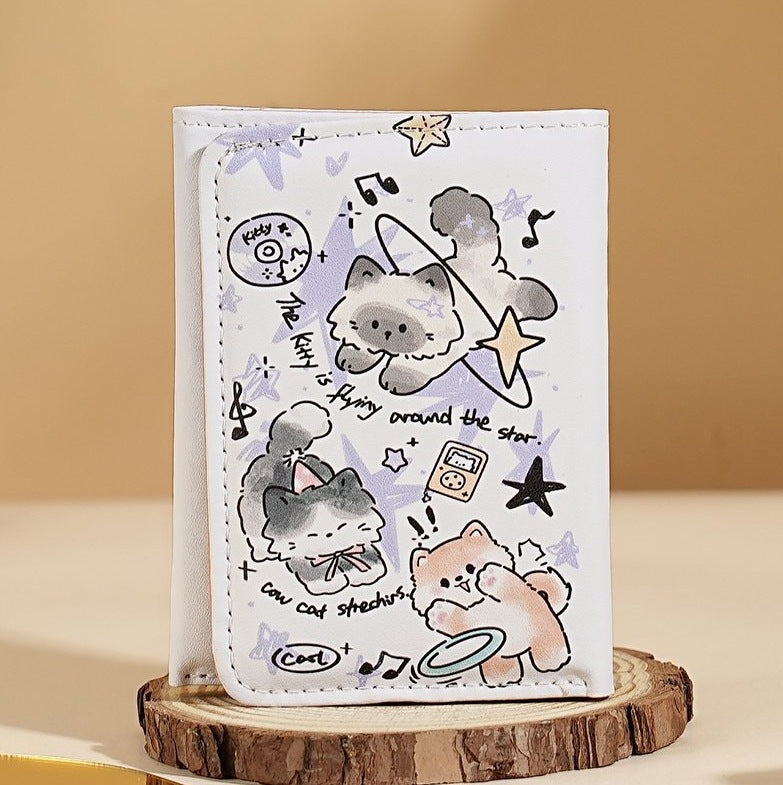 Cute Cartoon-Themed Passport Holder