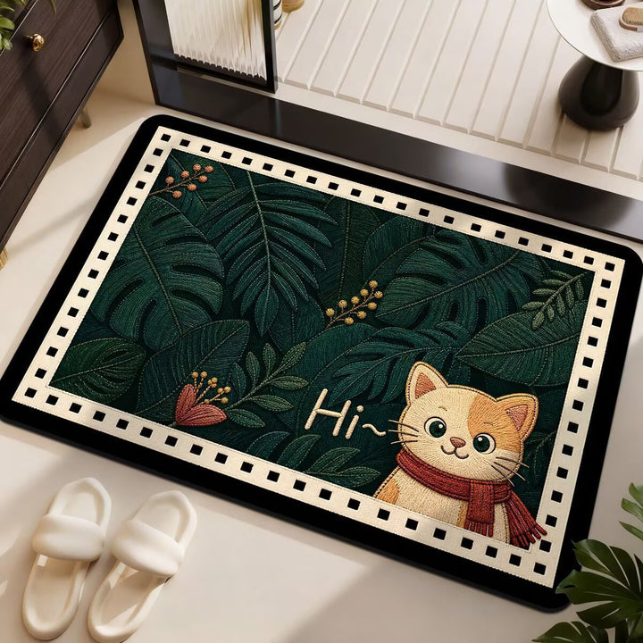 Cat-Themed Indoor Area Rug