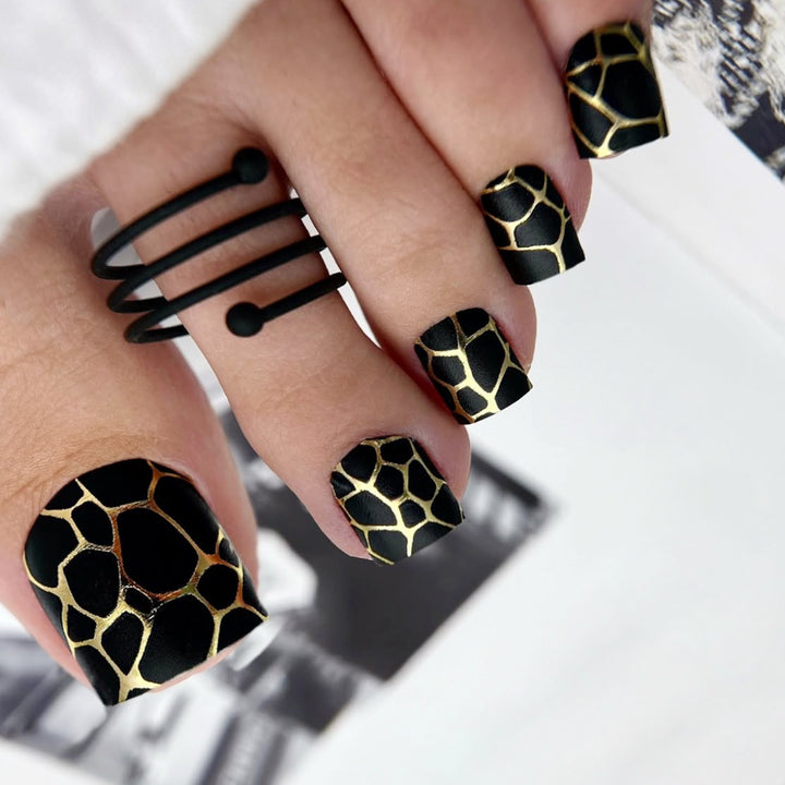 Decorative Animal Print Nail Art Extensions Kalsten