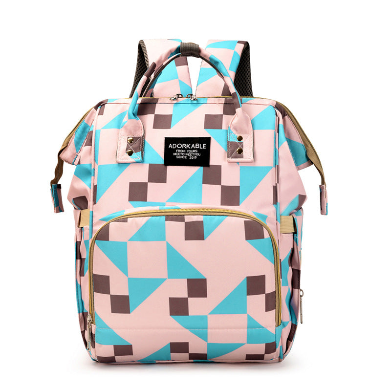 Vibrant Artistic Design Backpack Kalsten