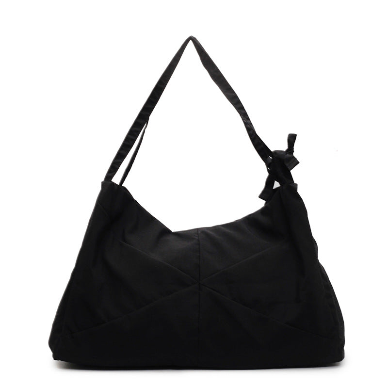 Textured Fabric Shoulder Hobo Bag Kalsten