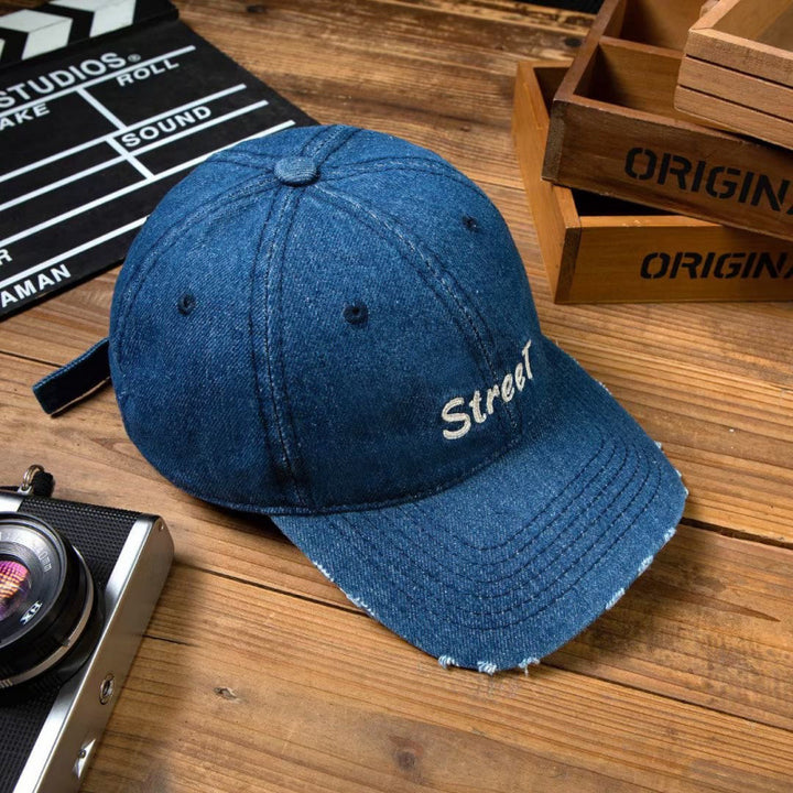 Women's Distressed Denim Baseball Cap Kalsten 1784084141