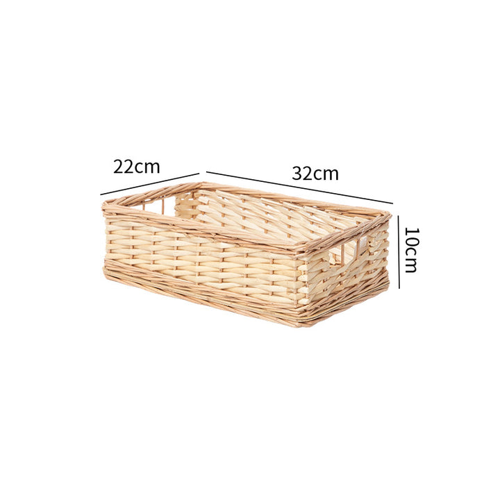 Handcrafted Natural Woven Storage Tray Kalsten