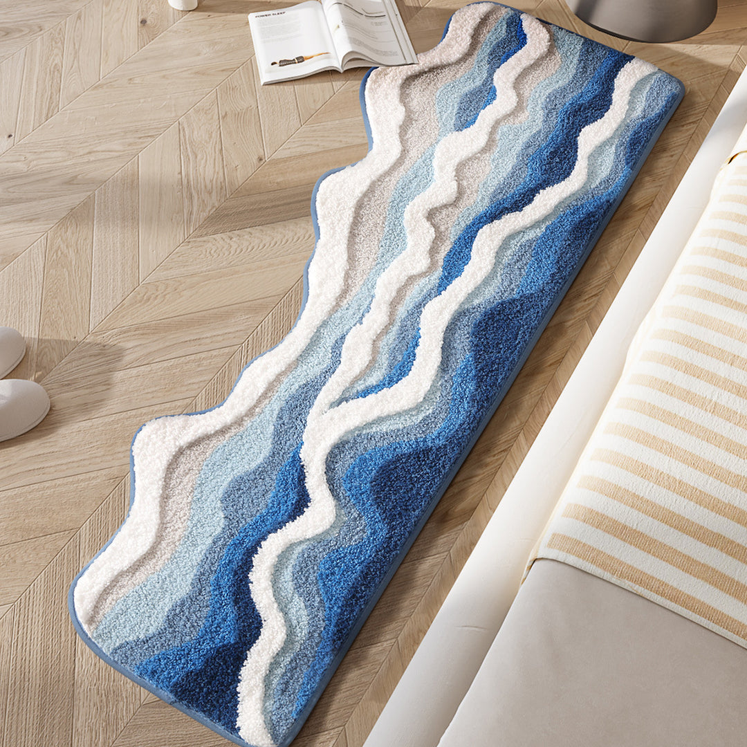 Coastal-Themed Plush Bath Mat Kalsten