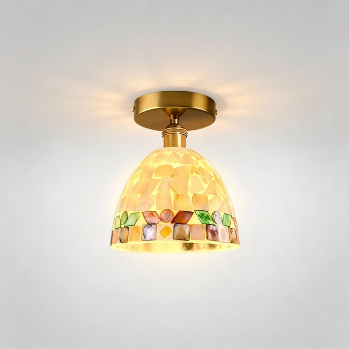 Elegant Mosaic Ceiling Light