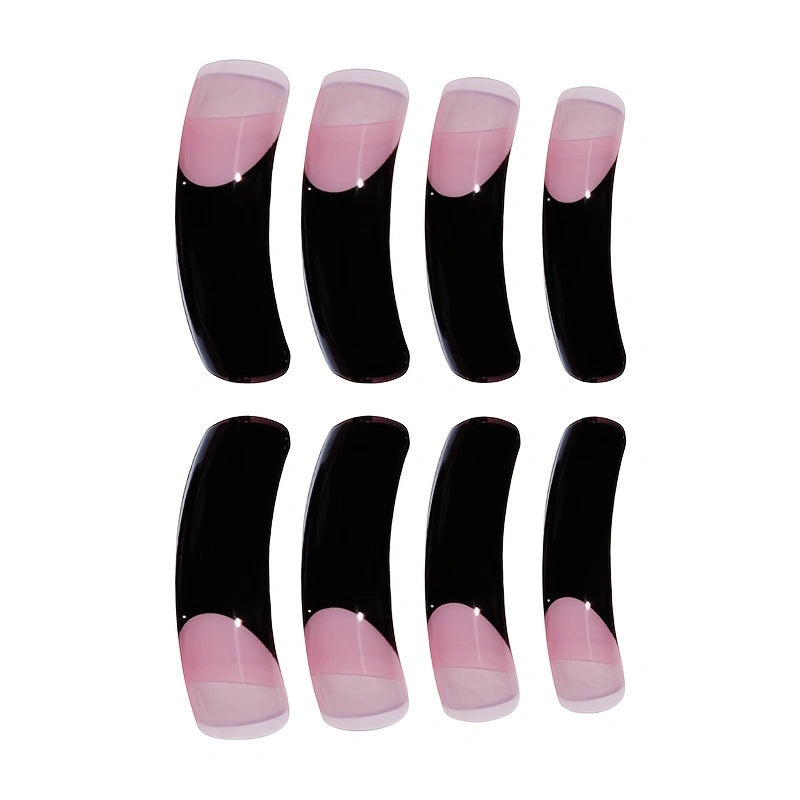 Long Elegant French Tip Nail Extensions Kalsten