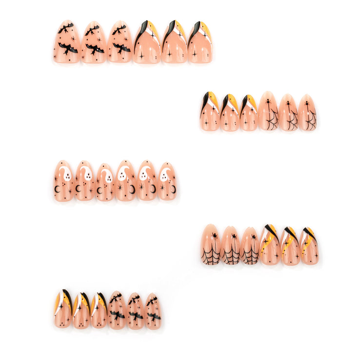 Halloween-Themed Decorative Press-On Nail Set