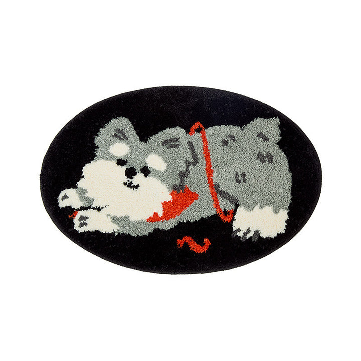 Playful Animal-Themed Bath Mat Kalsten