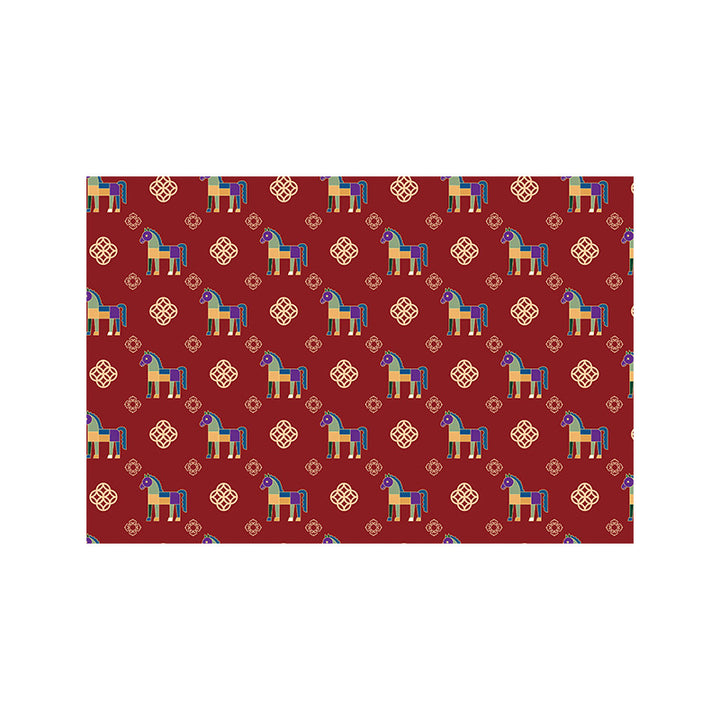 Playful Horse-Themed Memory Foam Bath Mat Kalsten