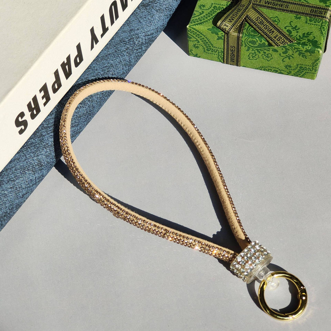 Sparkling Rhinestone Phone Lanyard Kalsten