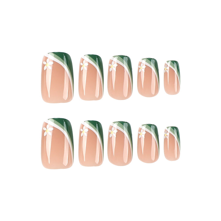 Artificial nails with floral design Kalsten