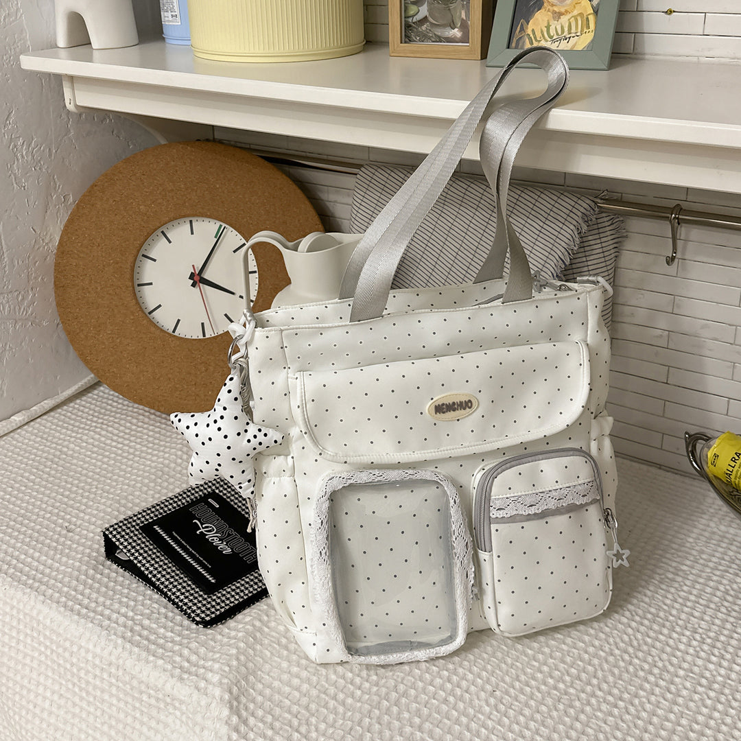 Stylish Multi-Pocket Patterned Backpack Kalsten